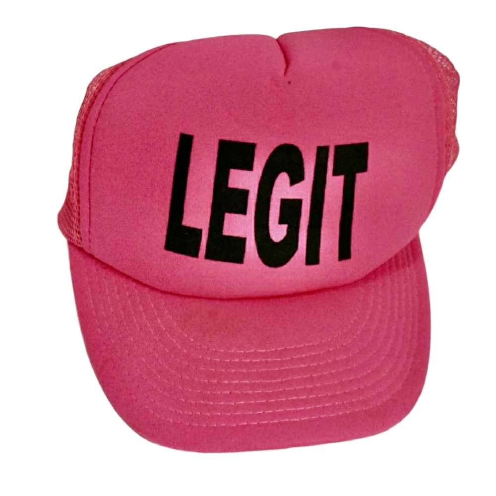 Brohat Pink Legit Baseball Cap Adjustable  OS